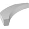 Ekena Millwork 3 1/2-in. W x 24-in. D x 24-in. H Thorton Architectural Grade PVC Knee Brace BRCP035X24X24THR - alternate 2